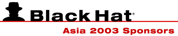 Black Hat Asia 2003 Sponsors