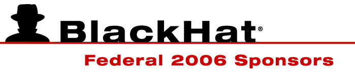 Black Hat Federal 2006 Sponsors