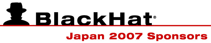 Black Hat Japan 2007 Sponsors