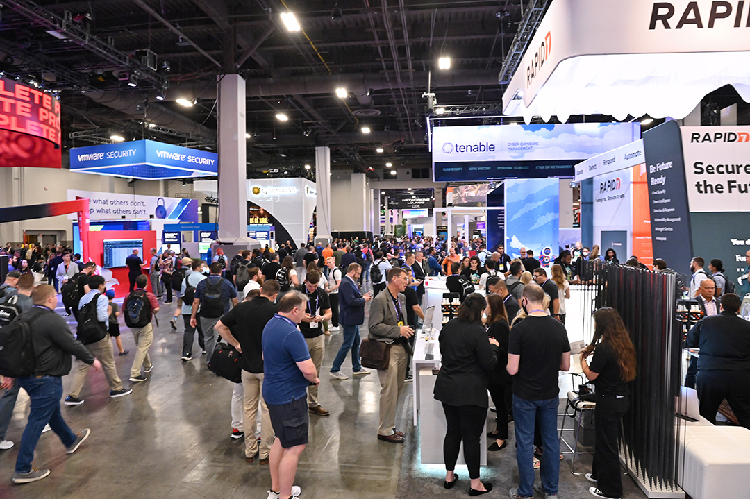 Photo of the Business Hall at a Black Hat event